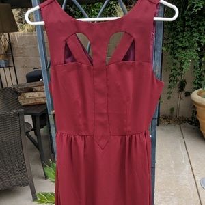 Wine Colored Dress